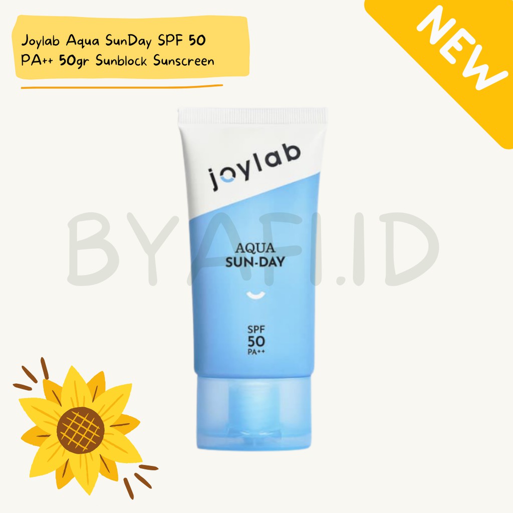 [NEW] Joylab Aqua SunDay SPF 50 PA++ 50gr Sunblock Sunscreen