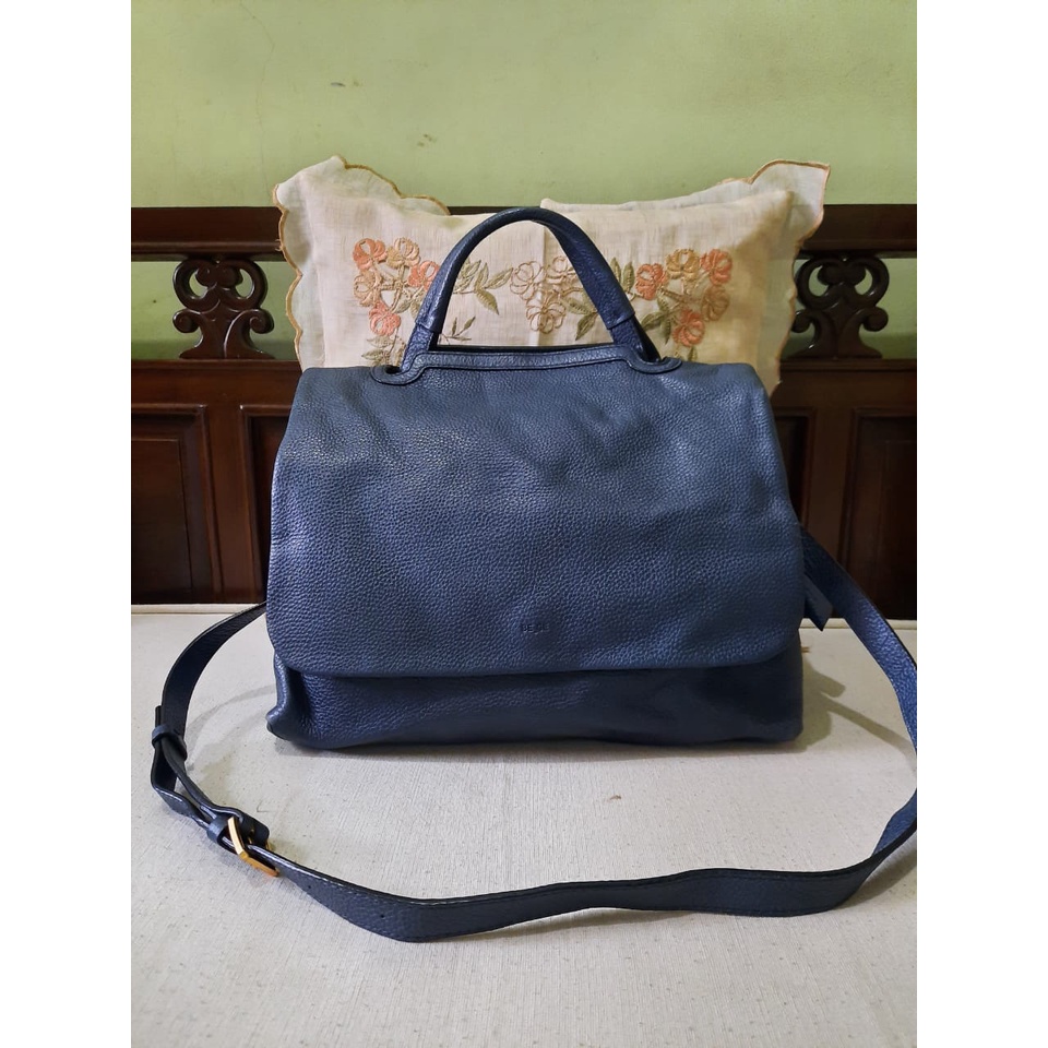 Tas Wanita Branded Second Bege Tas Selempang