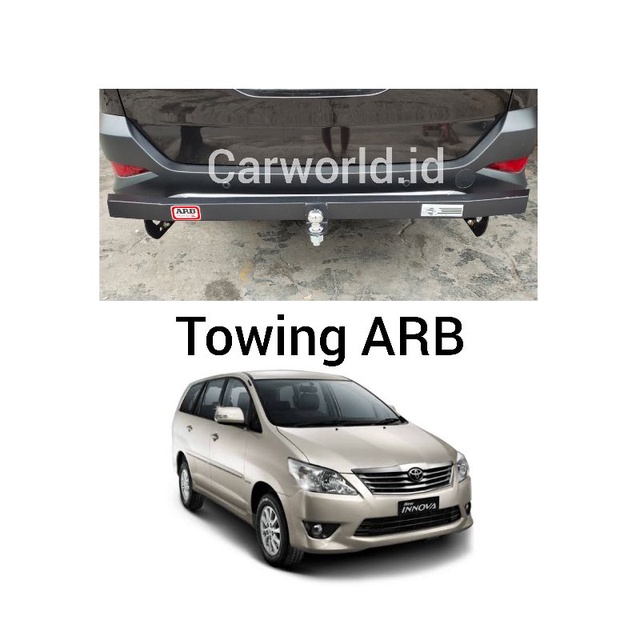 Towing Bar Palang Bumper Besi Belakang ARB Innova 2004-2015