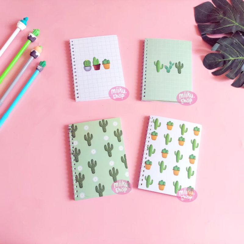 

NOTEBOOK RING / BUKU CATATAN NOTES KAKTUS
