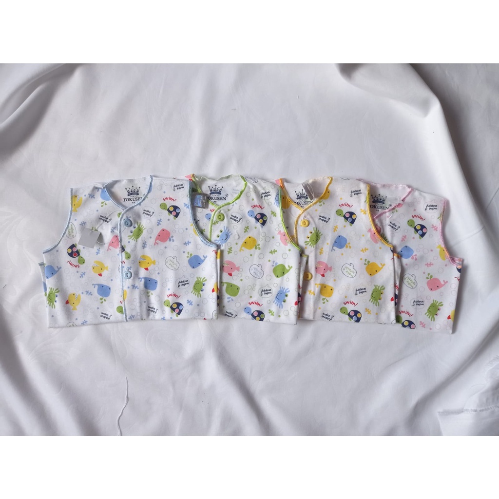 BABY TOKUSEN | ATASAN NEWBORN BAYI ANAK BUNTUNG KUTUNG OCEAN LIFE KATUN