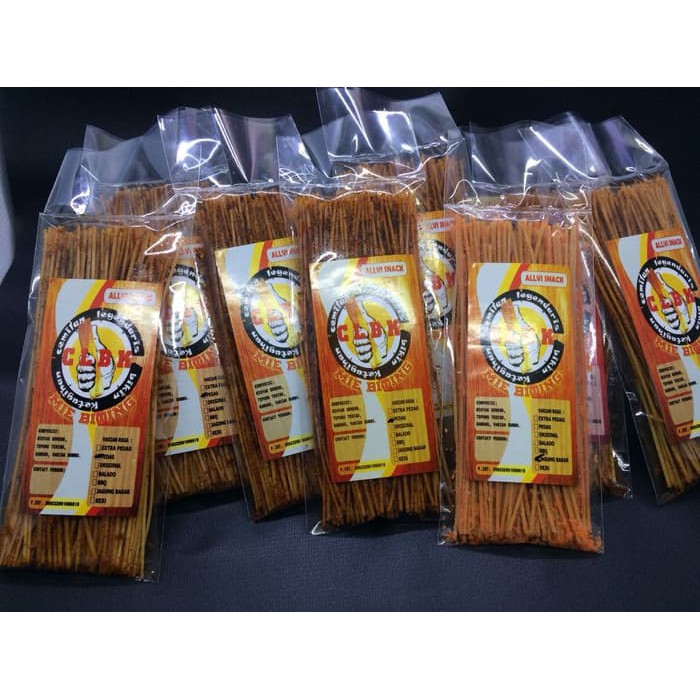 

Unik mie lidi makaroni paket reseller Extra Pedas Limited