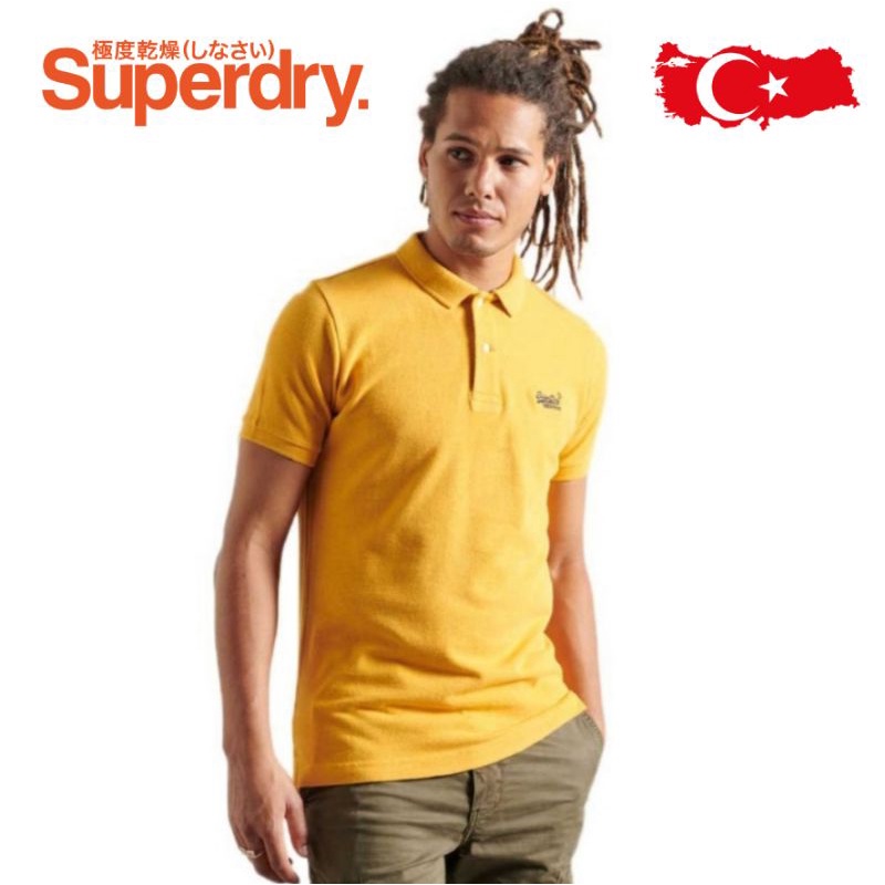 [RARE / MADE in TURKEY] Kaos Polo Shirt Pria XL SUPERDRY Classic Bekas Second Original