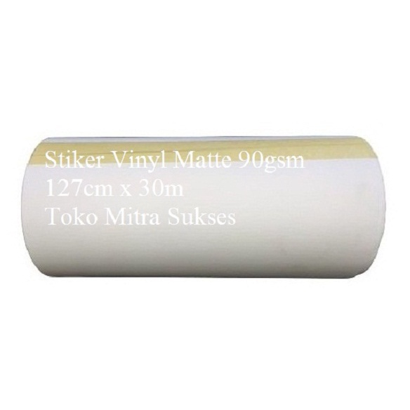 

Stiker Vinyl Matte Inkjet 90gsm 127cm x 30meter