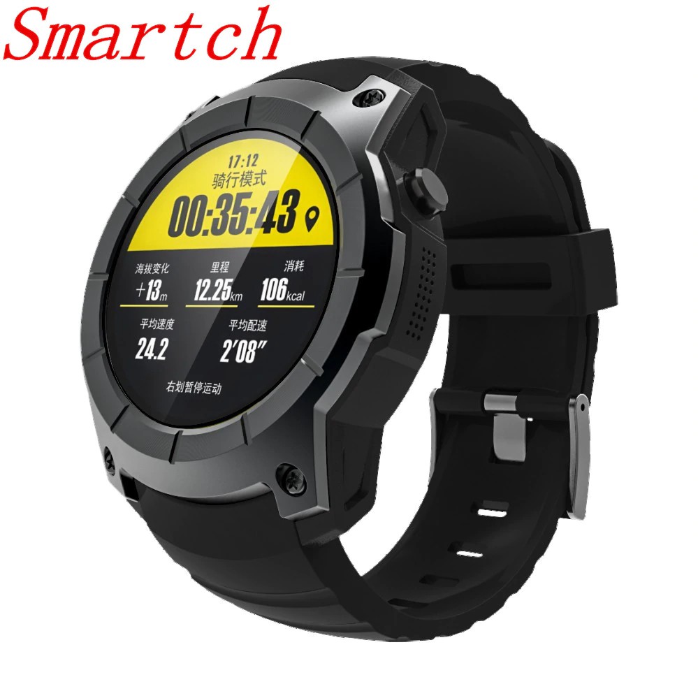 Smartch S958 GPS Pintar Jam Tangan Multi-fungsi Olahraga Jam Tangan Denyut Jantung Monitor Jam
