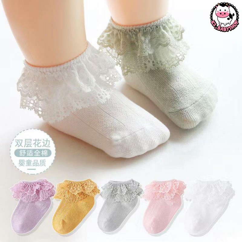 BABY K2 - KAOS KAKI CEWEK RENDA KODE 00070