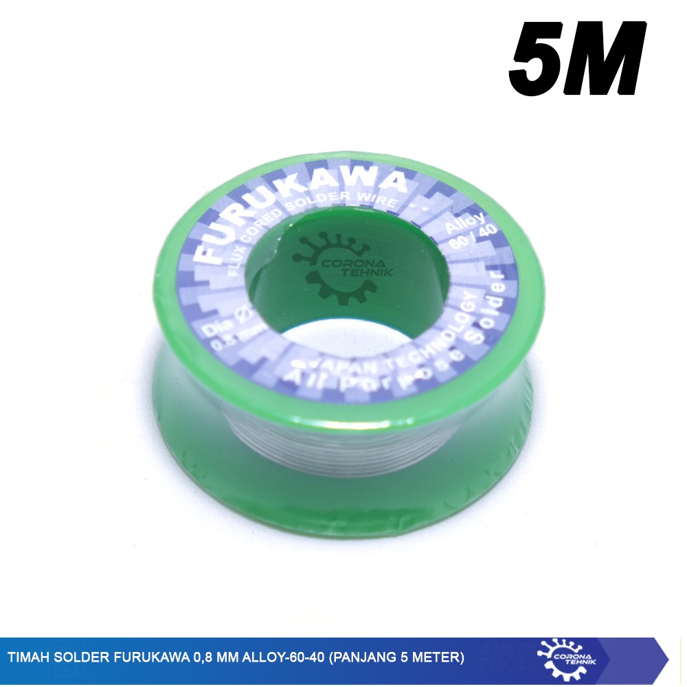 Timah Solder Furukawa 0,8 mm Alloy 60/40 (panjang 5 meter)