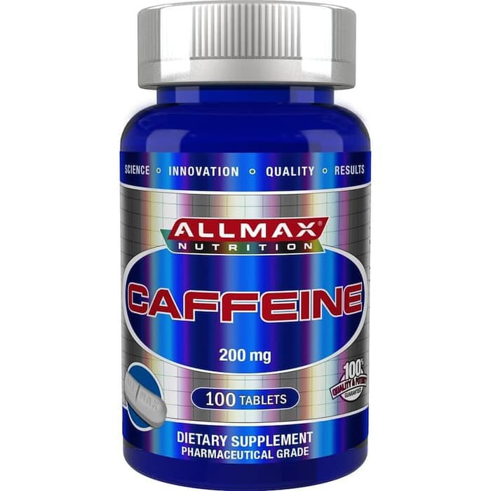 ALLMAX Caffeine 200 mg 100 Caps ORI USA Allmax Kafein Allmax Nutrition