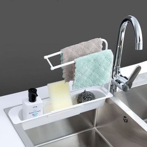 KINDSTORE❤ | SINK FLEXIBLE - Rak Wastafel Spon Kain Lap Dapur Rak Penyimpanan Spons