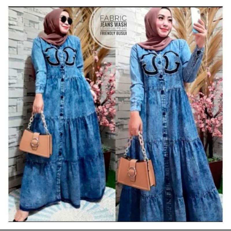 gamis jeans import