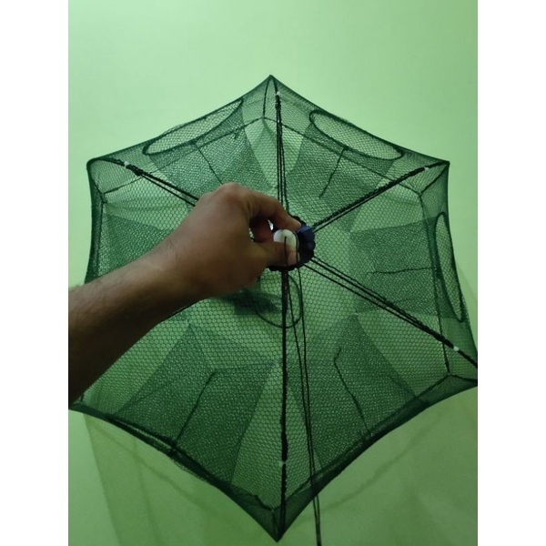 Lubang 6 bubu payung/perangkap ikan udang (BELI 3 LEBIH HEMAT)