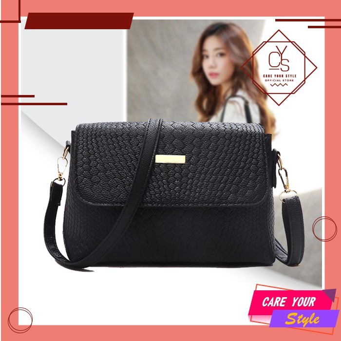 CYS TAS SELEMPANG WANITA KULIT SLING BAG WOMEN FASHION STYLE KOREA TERLARIS COD IMPORT T142