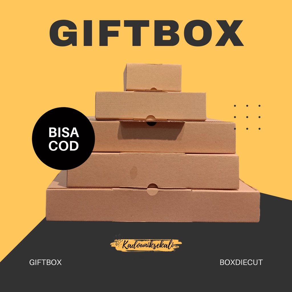 

Box Die Cut Tebal Ukuran Lengkap - Box Kado Tebal 2 lapis