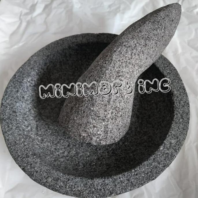 

Gojek&Grab Cobek Batu Diameter 18Cm Mbakyushop4