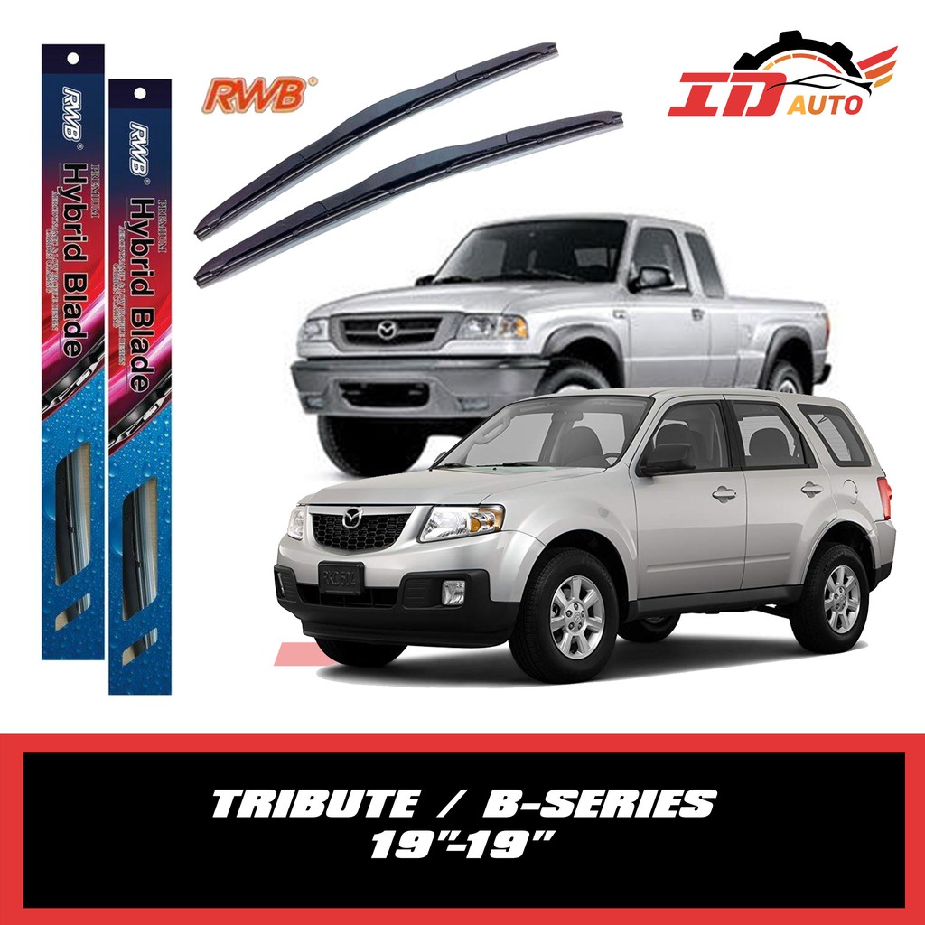 WIPER TRIBUTE / B-SERIES SET UKURAN 19 DAN 19 MERK RWB