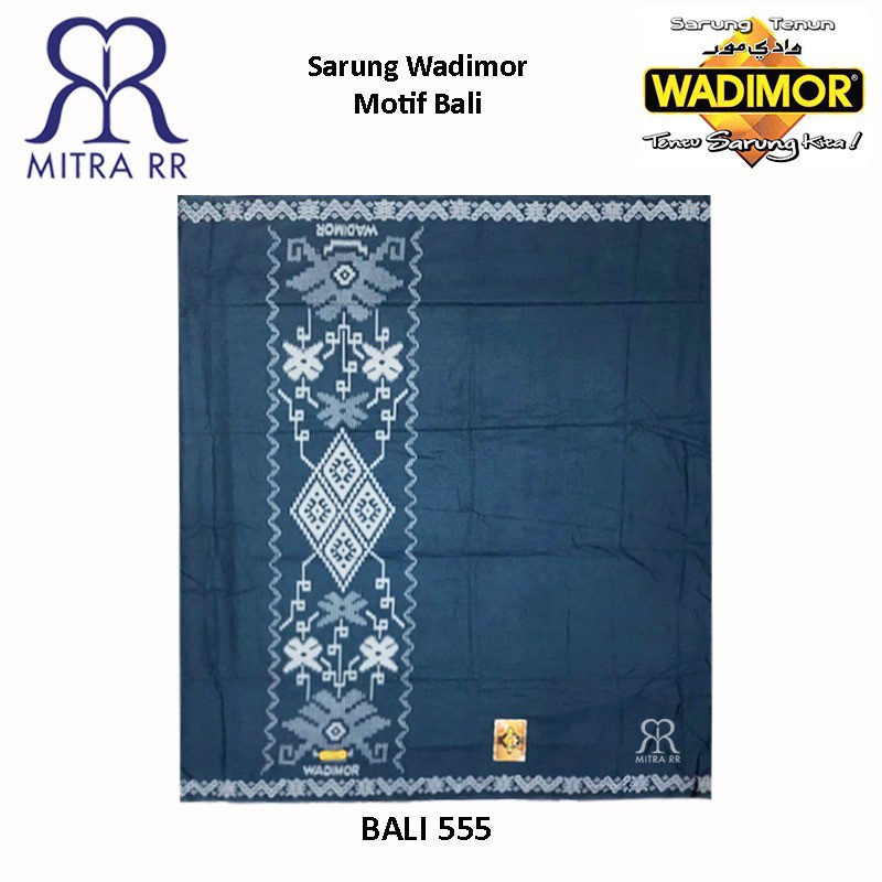 MitraRR Sarung Tenun WADIMOR motif BALI Satuan / Grosir Sarung Dewasa