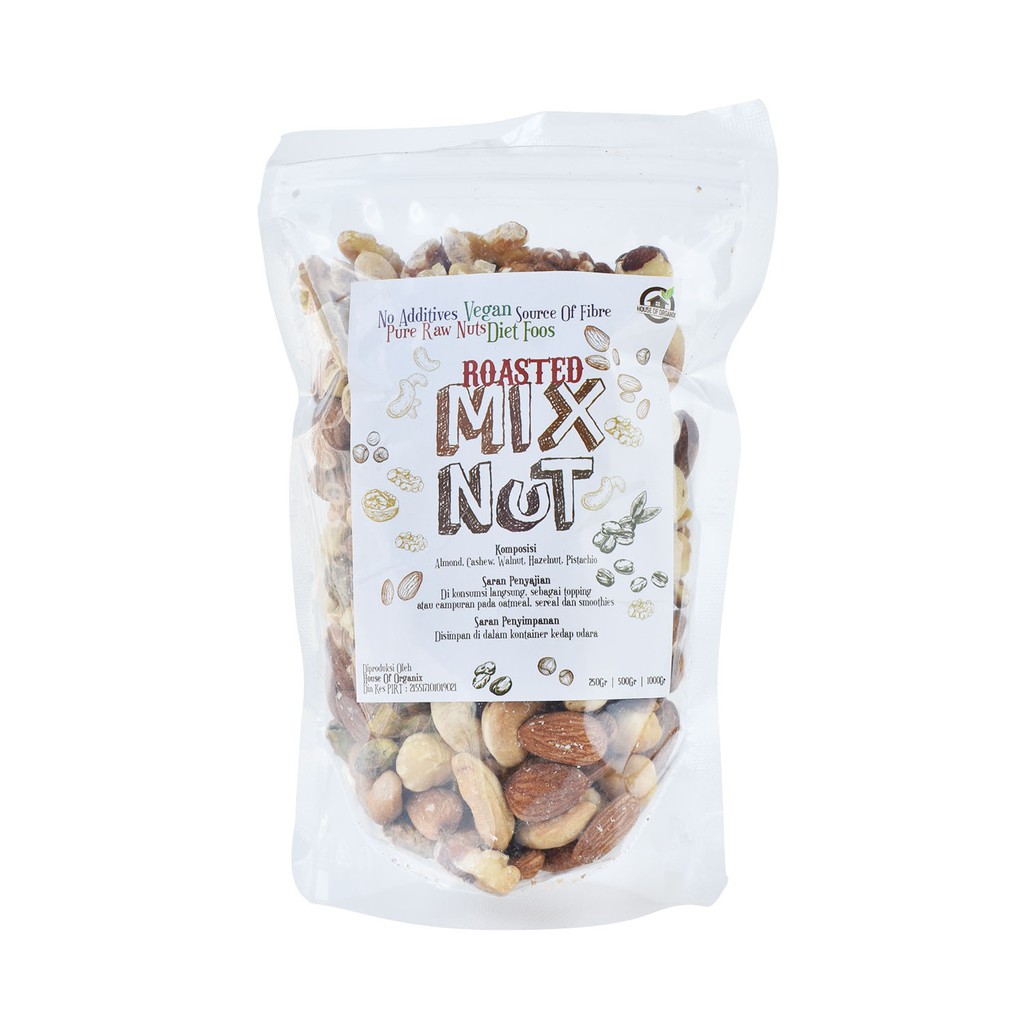 Roasted Mixed Nuts - 500 Gr