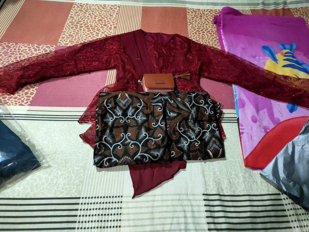 Setelan Kebaya Modern Kebaya Brukat Kebaya Murah Batik Couple Baju Kondangan Sarimbit Keluarga