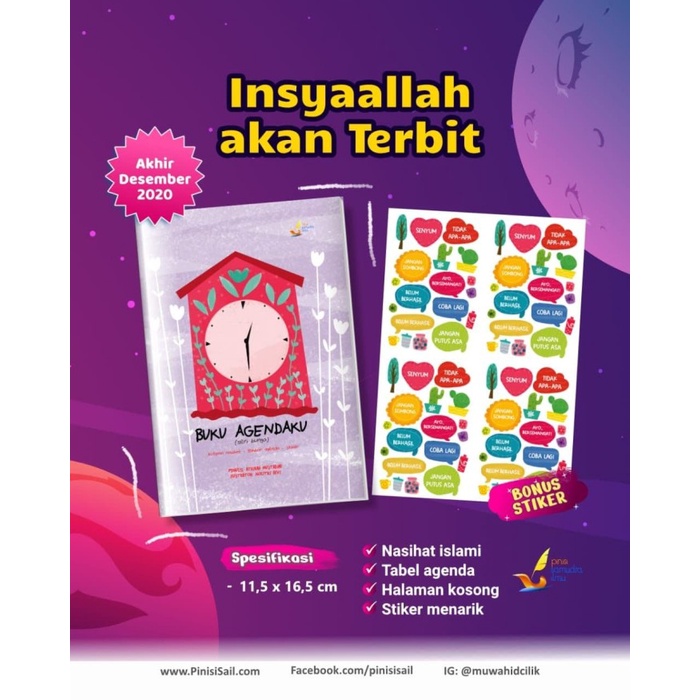

[RESTOCK] Buku Agenda (planner) Khusus Anak : AGENDAKU - Bunga