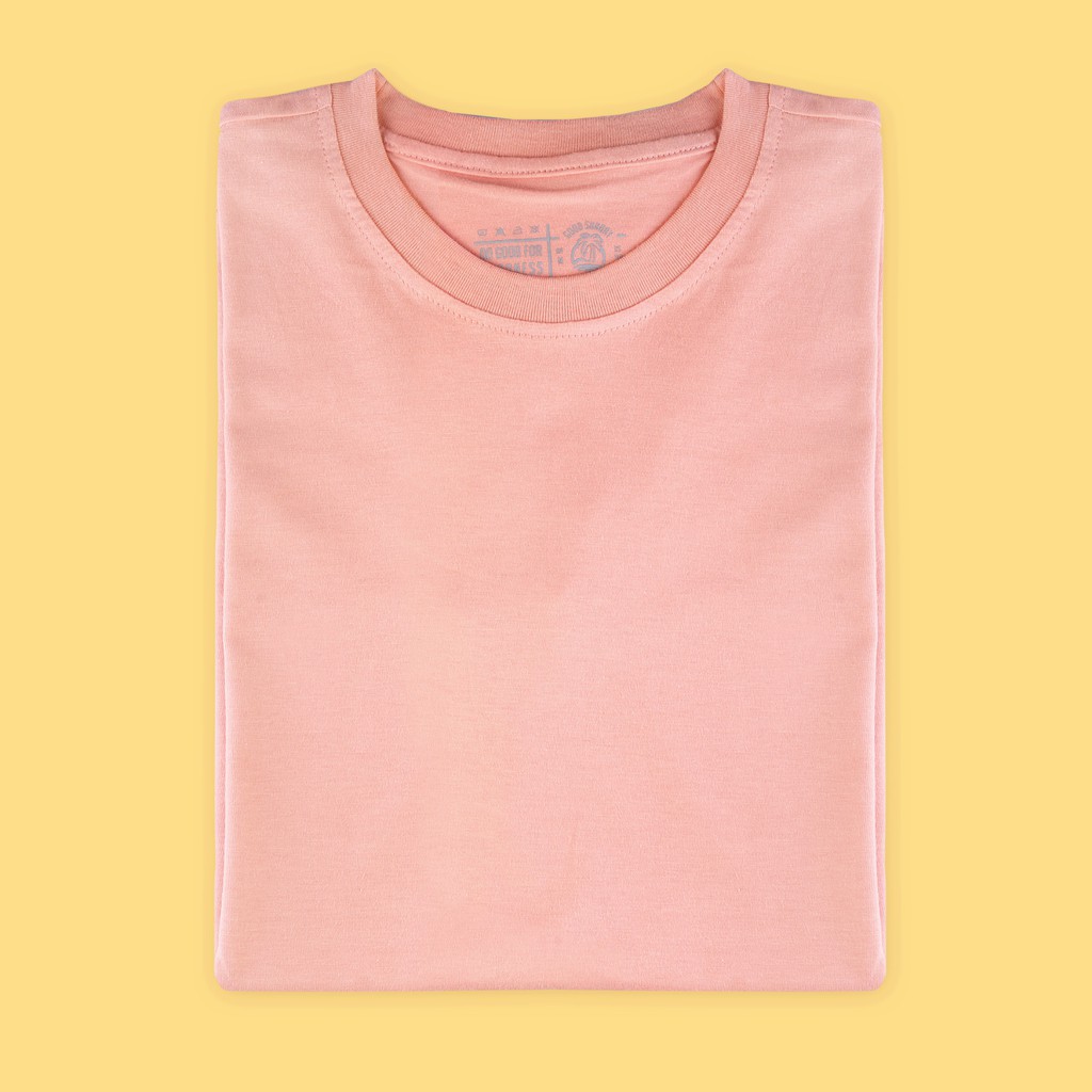 Kaos Polos Basic T-shirt Good Sunday Pink Rose