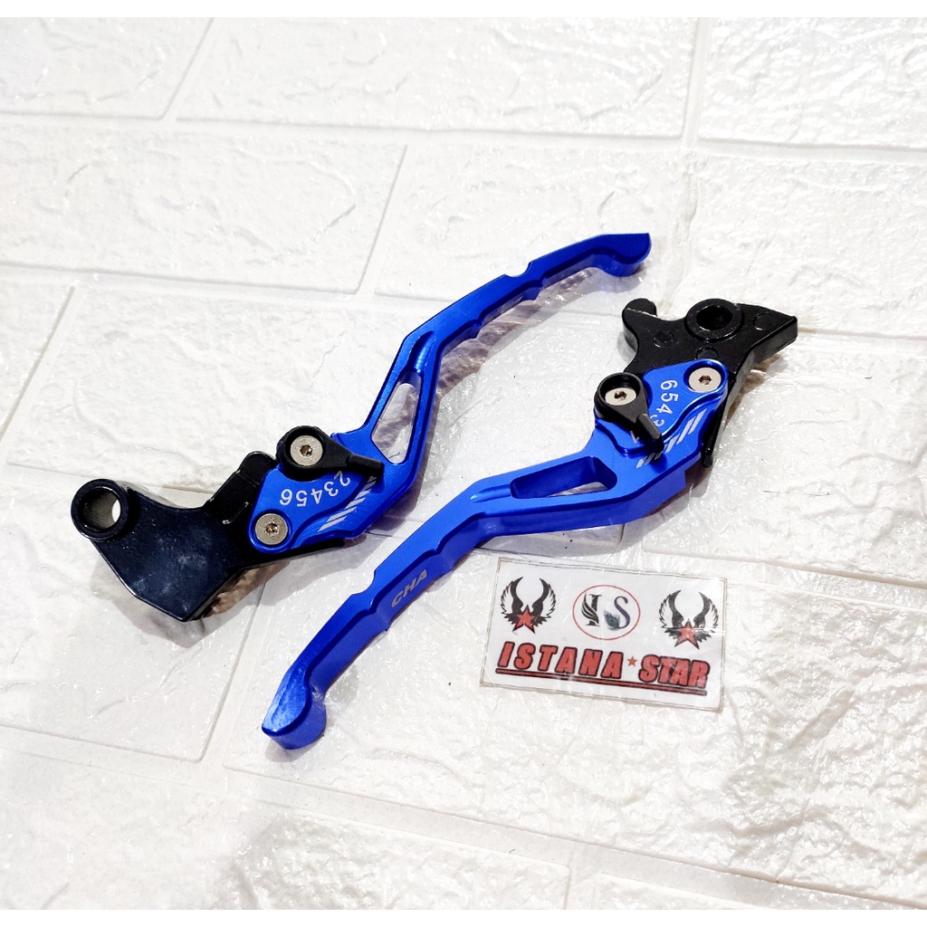 HANDLE REM KOPLING SETELAN STELAN VIXION NEW OLD AKSESORIS VARIASI VIXION/BIRU