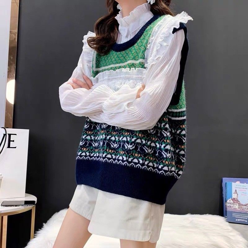 MDLV ~ BM 72106 KNIT VEST YARA // FASHION IMPORT WANITA