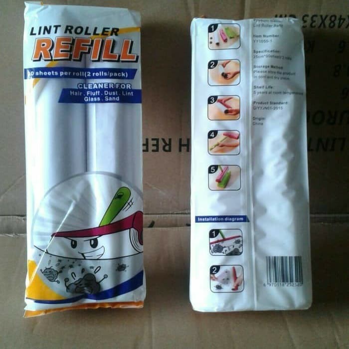 UROCLEAN LINT ROLLER REFILL Isi 2 Pcs TERMURAH TERLARIS