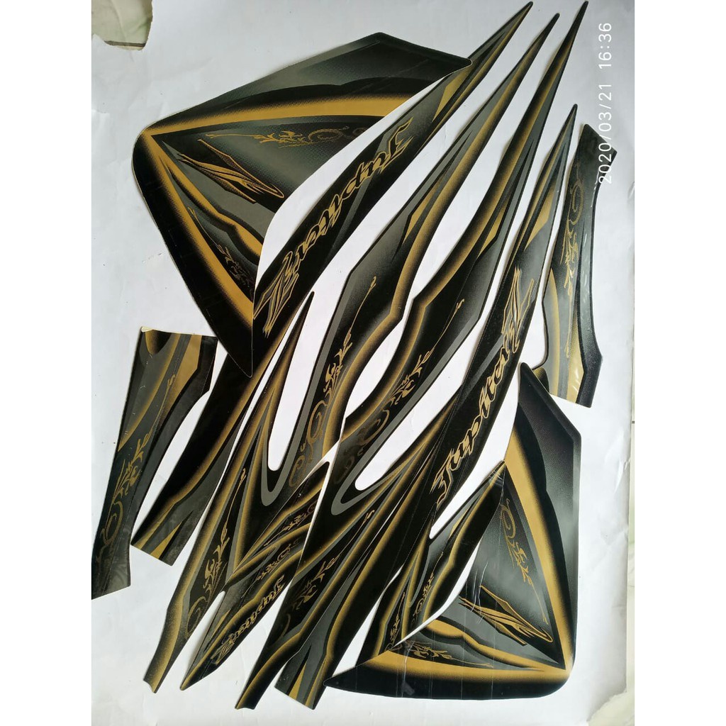 stiker striping yamaha jupiter z 2010 hitam