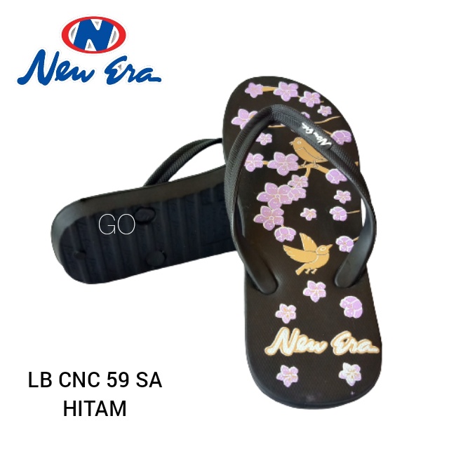 gof NEW ERA LB CNC 56 SA Sandal Japit Motif Sakura Terbaru