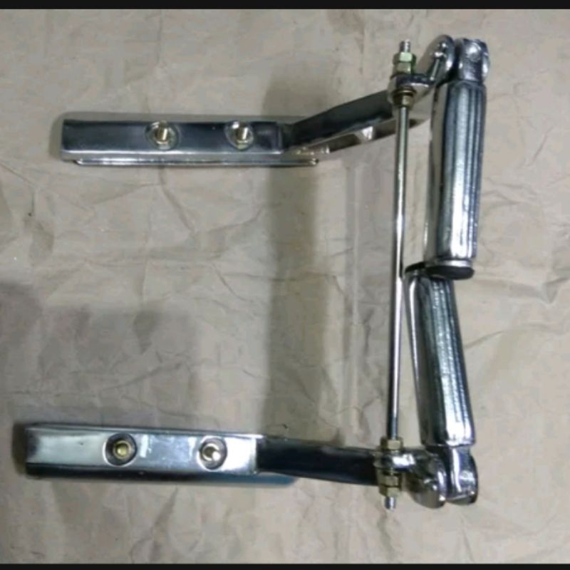 Vespa Foot Step Lipat Crome Polesh  Model Fa  Px Excel Pts Super