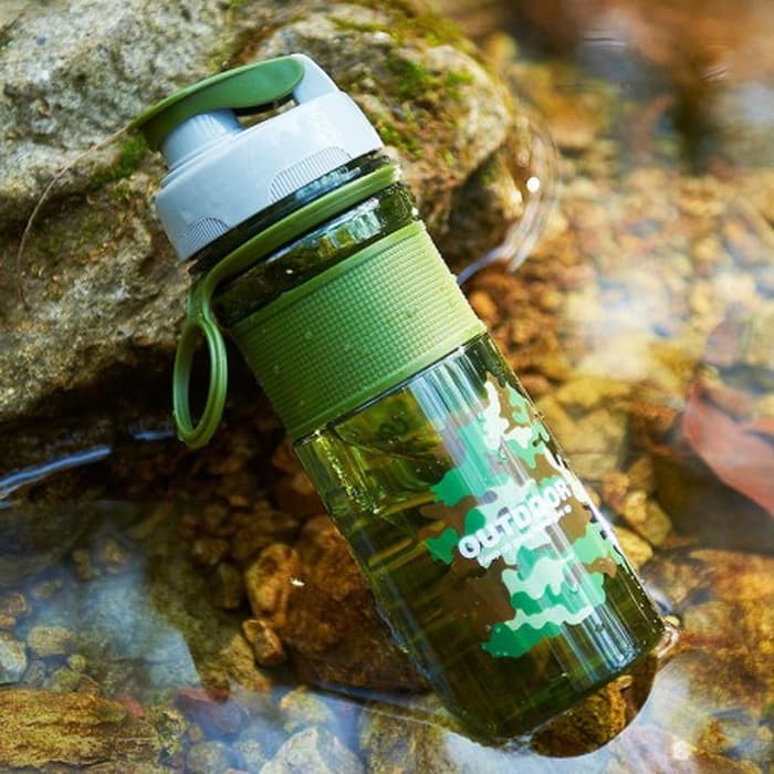 Botol Minum Outdoor Sport Army Shotay520ml Tentara BPA Free Leaf Proof