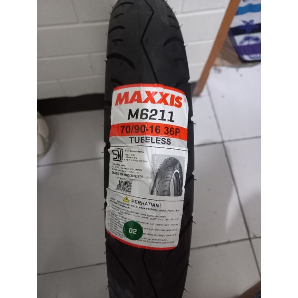 Maxxis M6211 uk 70/90-16 tubles Free Pentil & Wrapping ring 16