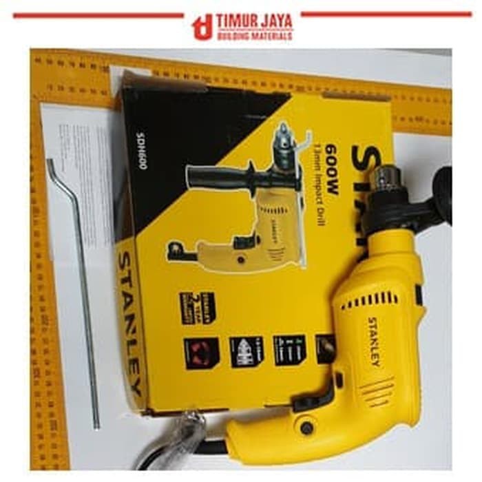 Mesin Bor Listrik Tangan Impact TEMBOK Electric Drill 13 mm Stanley Sd