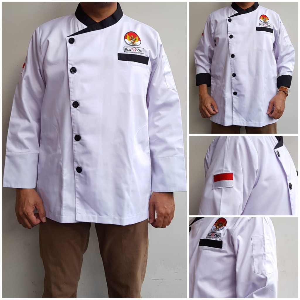 Head Chef Jacket Putih