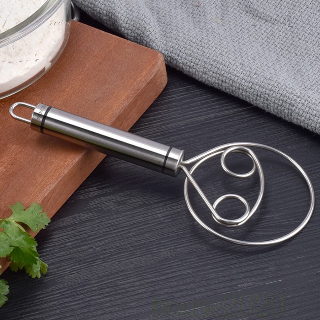 [HOUSE2020]Dough Blender 304 Stainless Steel Dough Whisk DIY Manual Hand Mixer Kitchen Baking Supply