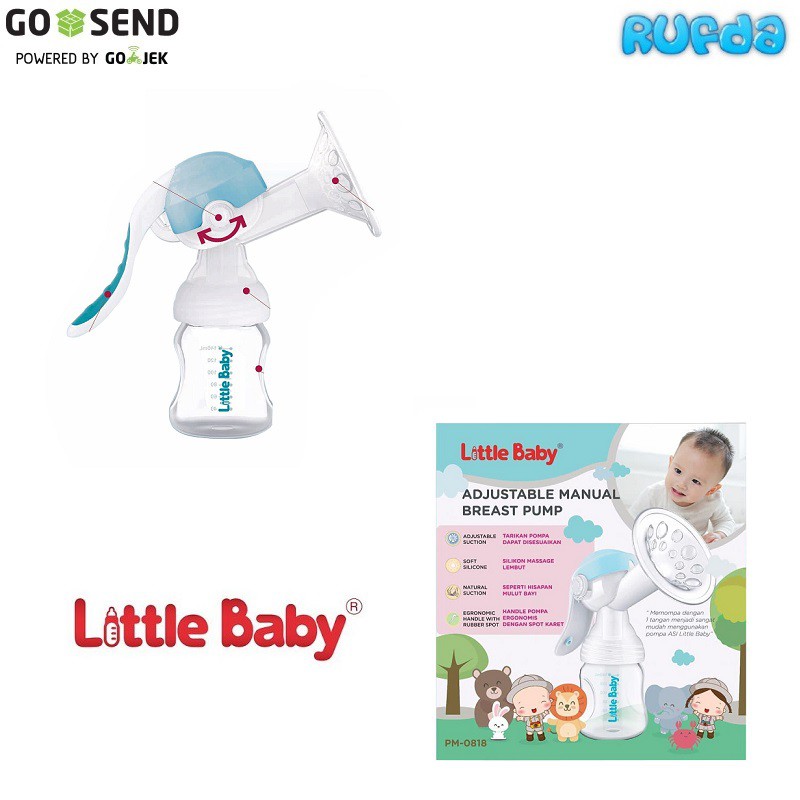 Little Baby Adjustable Manual Breast Pump Pompa ASI Manual Murah