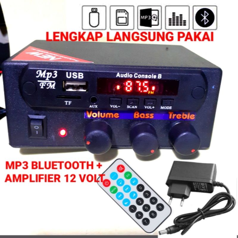 PROMO MP3 BLUETOOTH USB AMPLIFIER CANTIK MUNGIL