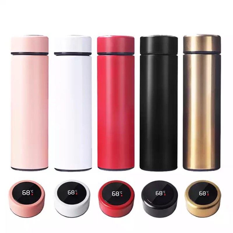 Termos Suhu LED / Termos Air Panas dan Dingin Smart LED Display Suhu Temperatur Banyak Warna