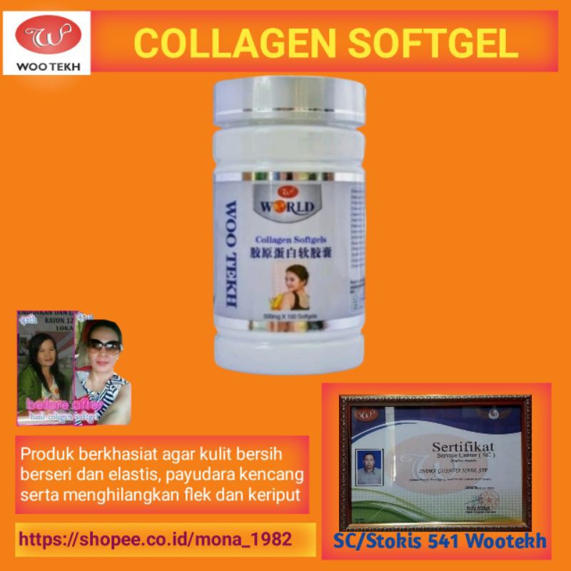 COLLAGEN SOFTGELS WOO TEKH (SUPLEMEN PEMUTIH KULIT)