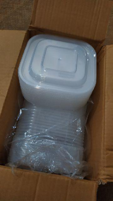 Thinwall 1010ml Sq / Thinwall 1010ml Kotak Persegi / Kotak Thinwall 1010ml Square Microwave Freezer