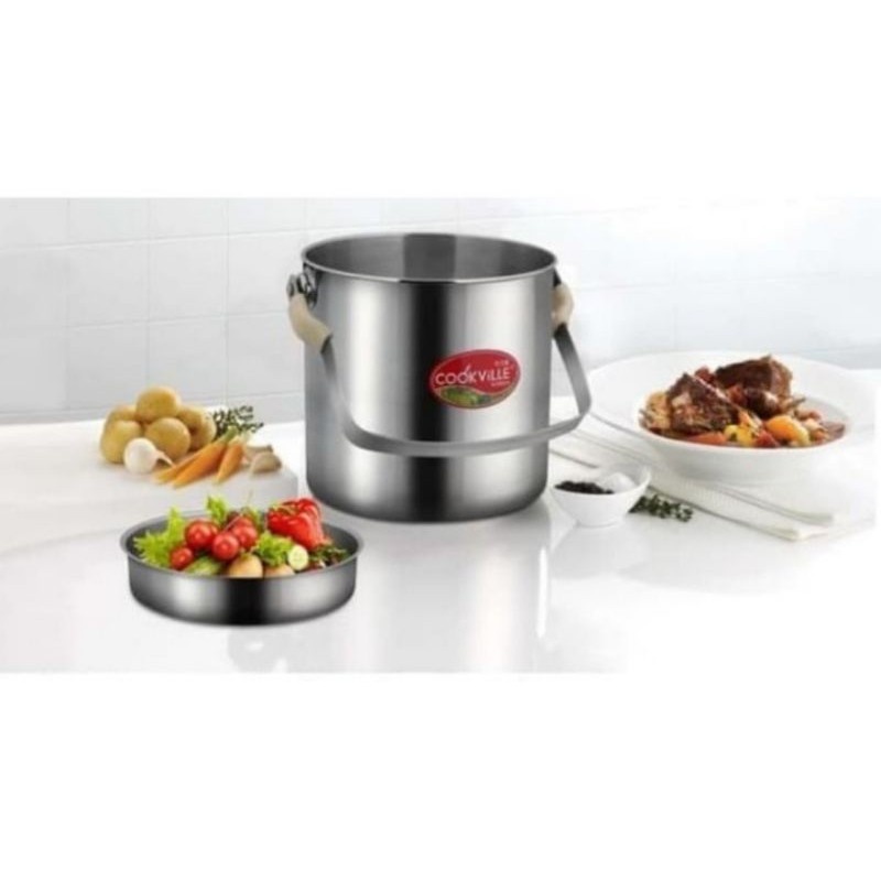 Cookville Rantang Tunggal Stainless Steel 12Cm