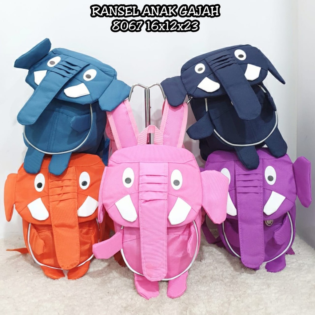 Tas RANSEL ANAK GAJAH 8067  RFV 8  batam impor original fashion branded reseller sale