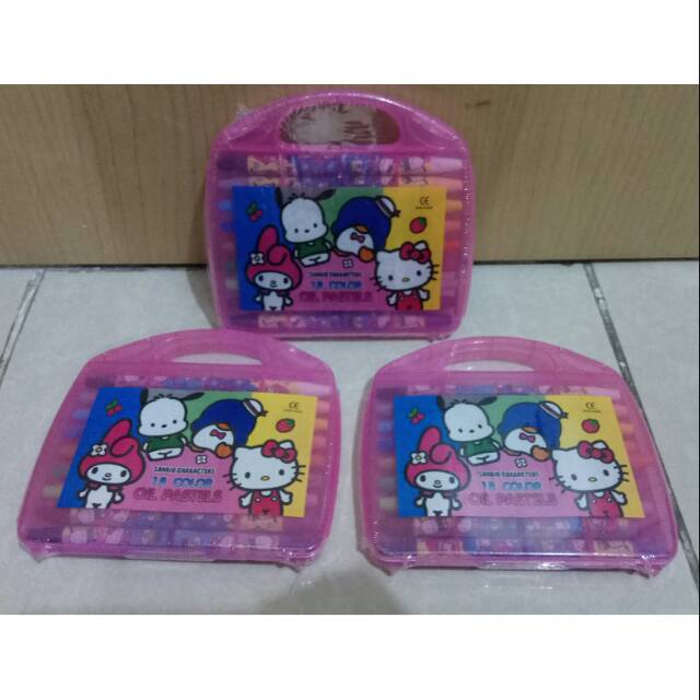 

Crayon Sanrio Characters 18color Oil Pastels