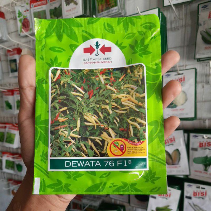 benih sayur cabe rawit putih DEWATA 76 F1 (2.250 btr)Cap Panah Merah