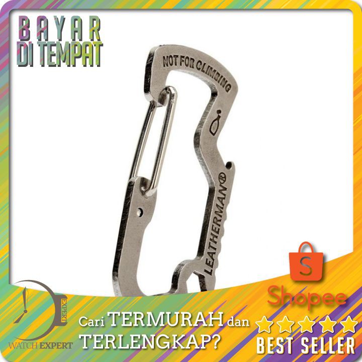 TERMURAH Carabiner Stainless Steel with Bottle Opener Versatile EDC