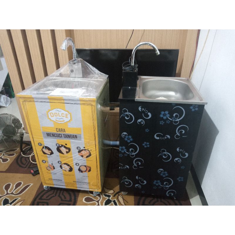 Sewa wastafel Portabel Portable sensor tanpa sentuh kran