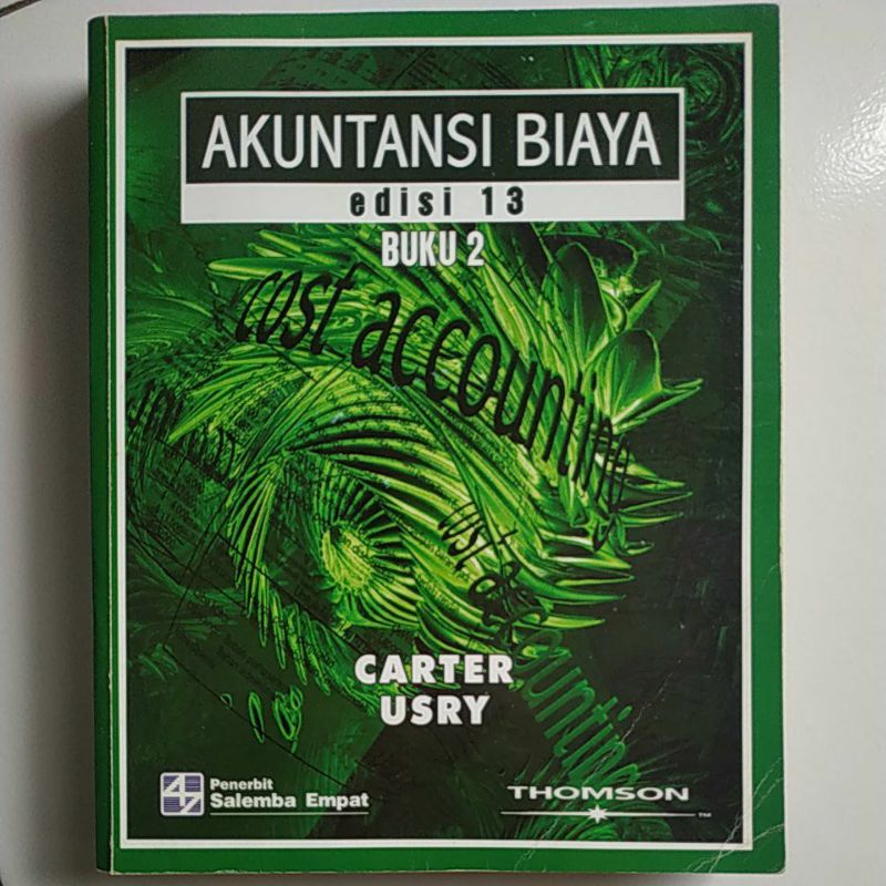 Jual Buku AKUNTANSI BIAYA Edisi 13 BUKU 2 CARTER USRY | Shopee Indonesia