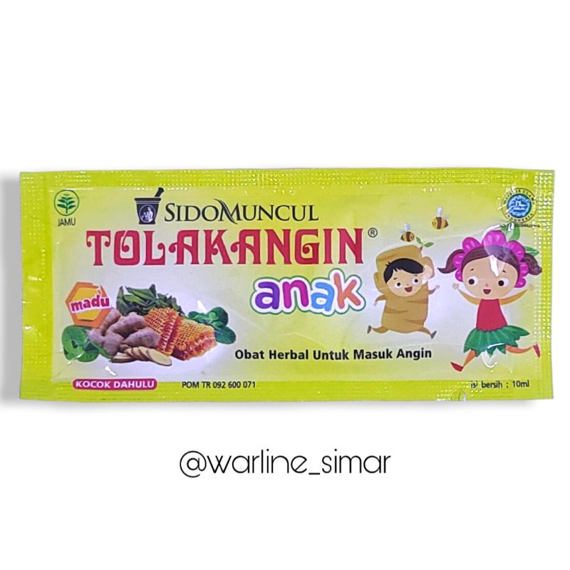 

Tolak Angin Anak Sidomuncul Sachet 10ml