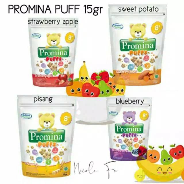 Promina puff 15 gram banyak Rasa