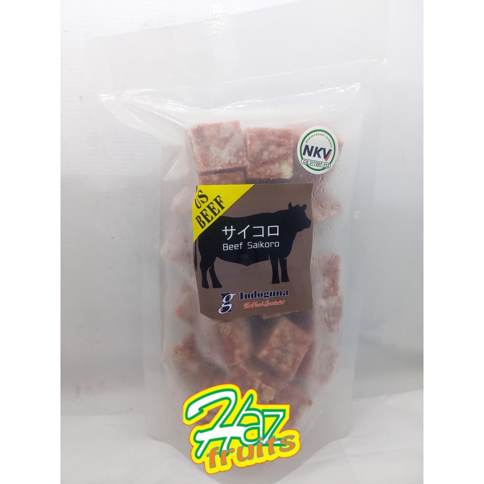 

US Beef Saikoro 500 gram - 100% Daging Halal